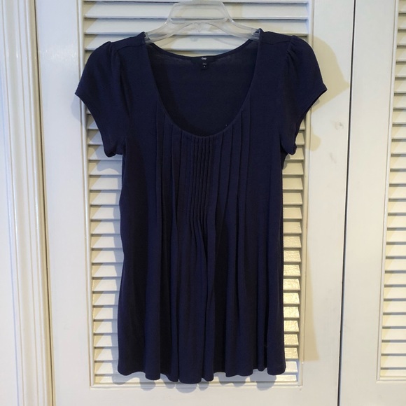 Black short sleeve basic flowey tee - Picture 1 of 1